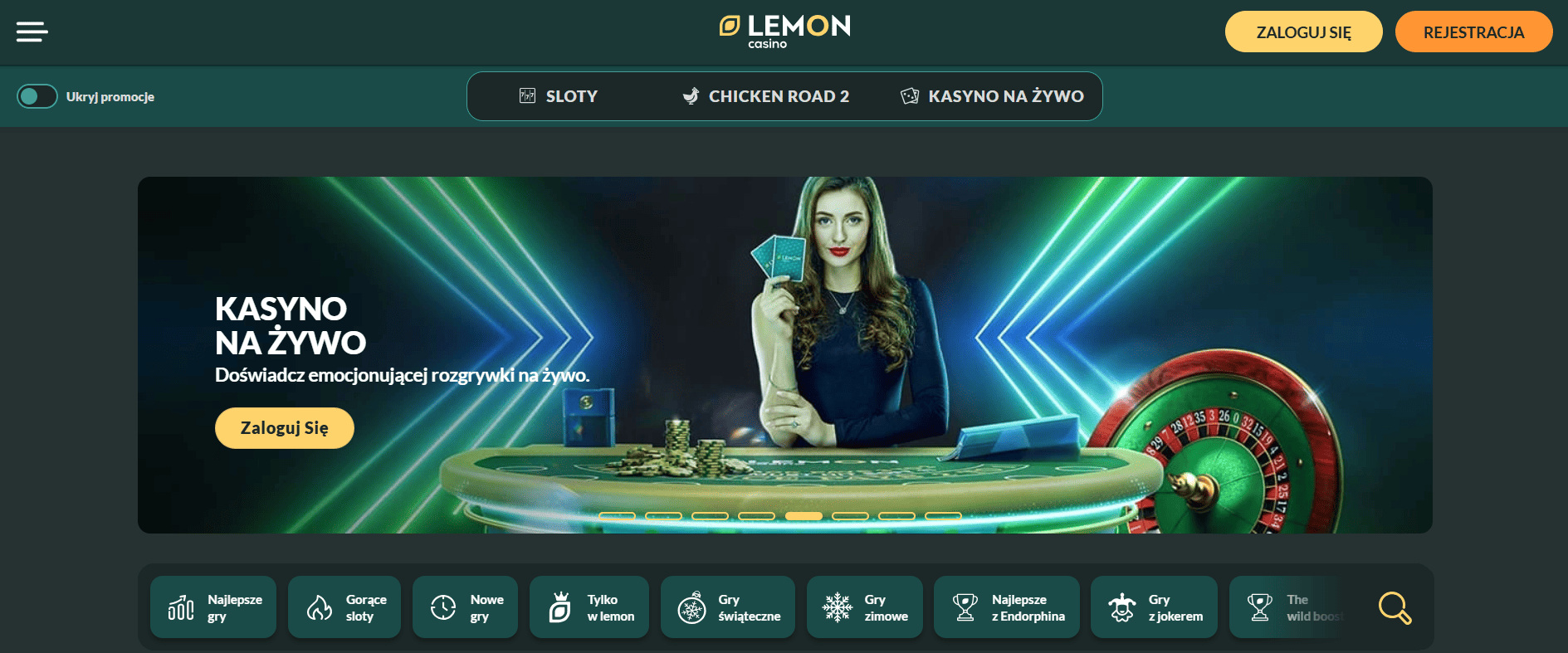 Strona główna Lemon Casino z grami hazardowymi
